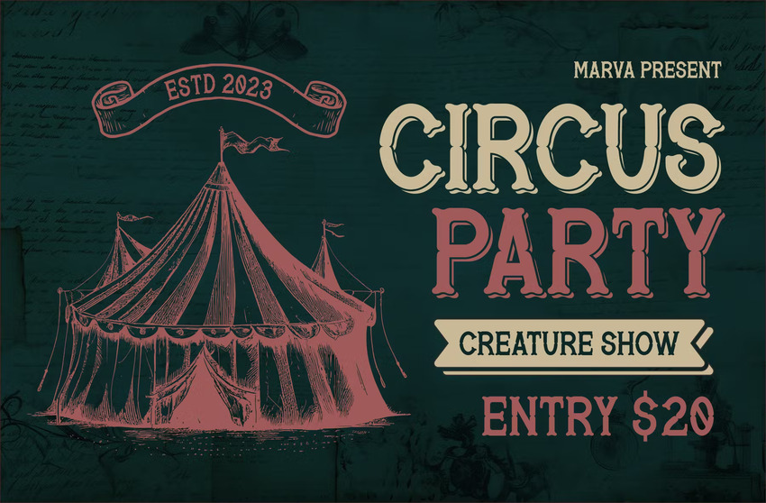 Mogicz is an old serif carnival font