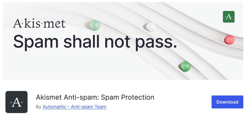 Akismet in the plugins directory
