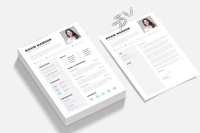 Modern Graphic Resume Template
