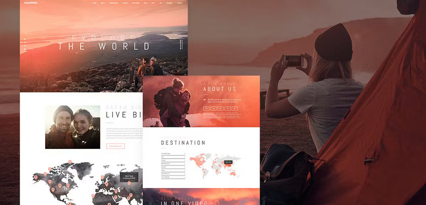 Vagabonds is a personal travel and lifestyle blog theme