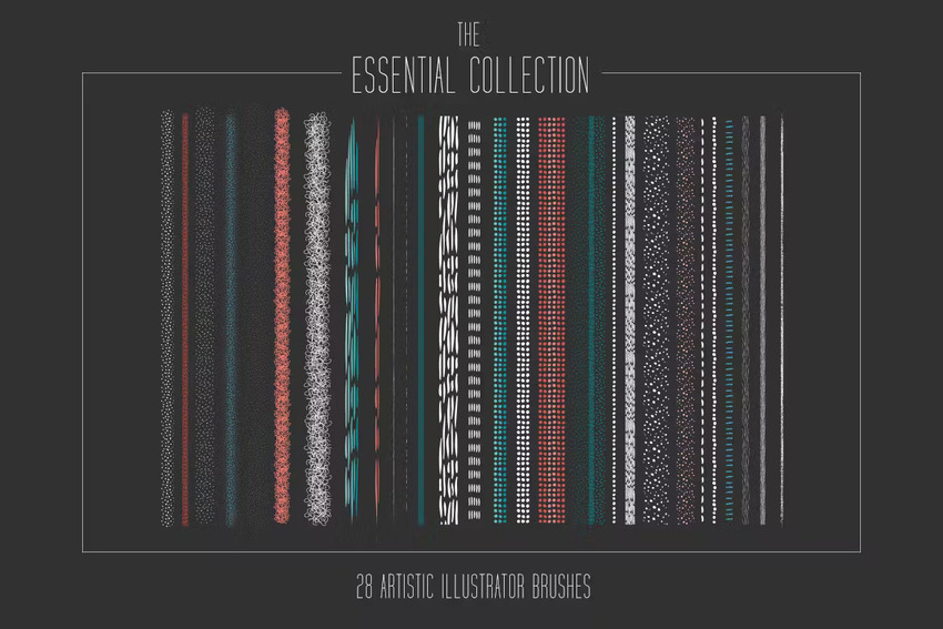 Essential Artistic Illustrator Brush Collection