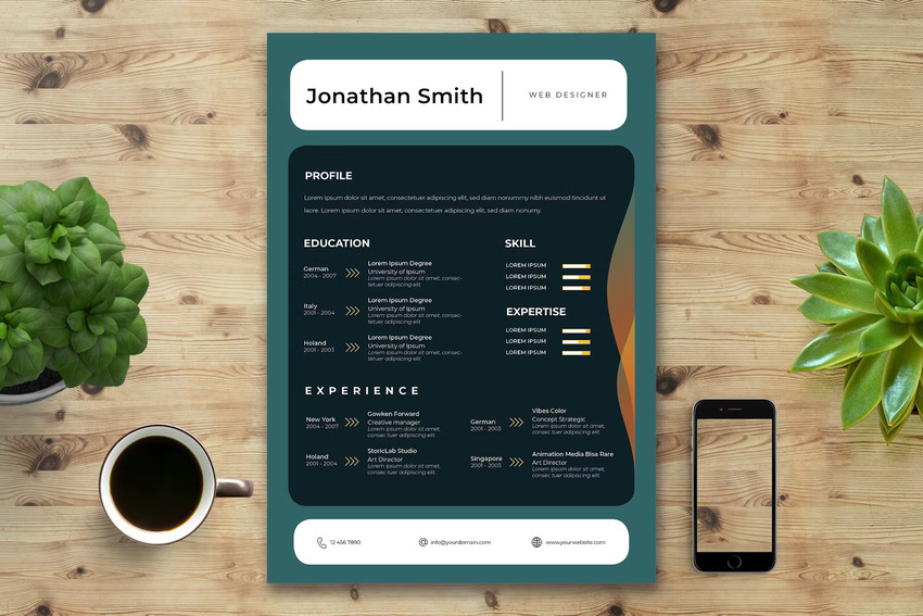 Creative Resume Vol 86