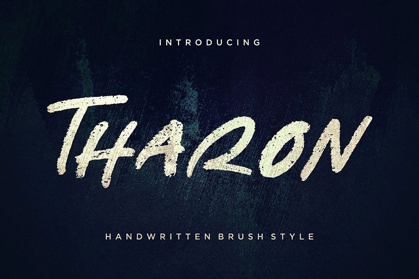 Try to combine the font Tharon Brush Style with fonts like Berlin.