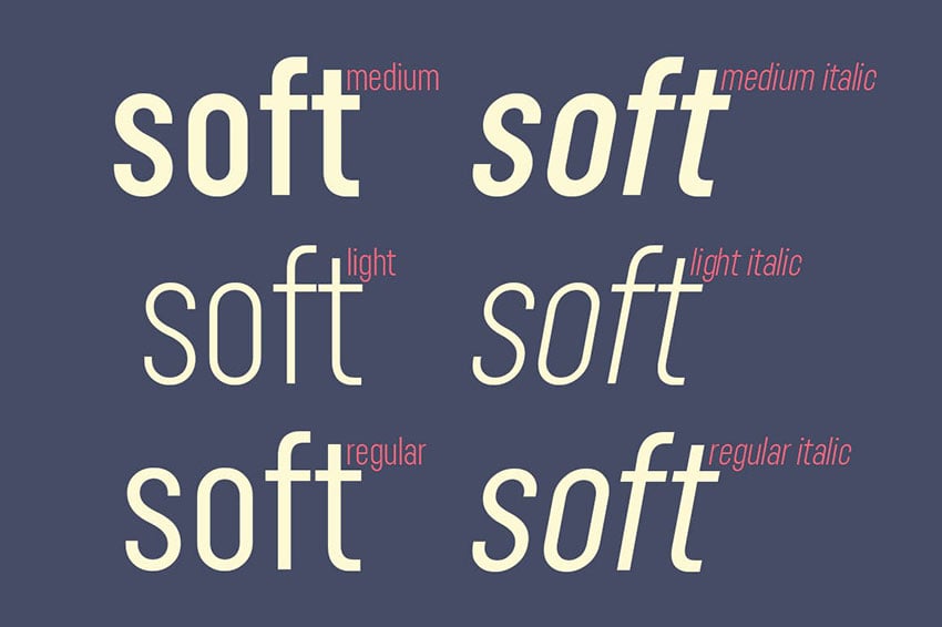 Lostfield and Saturasi are a great combination of fonts.
