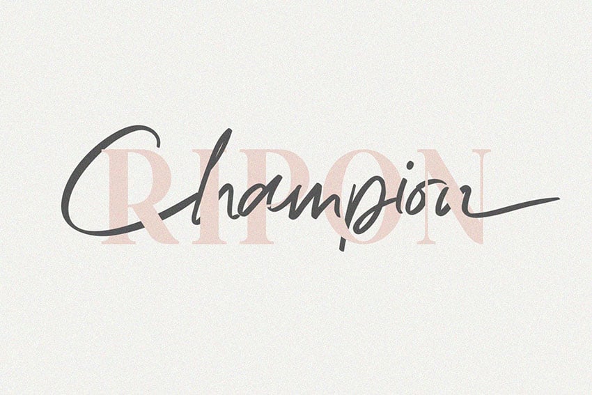 Ripon offers two fonts that go together.