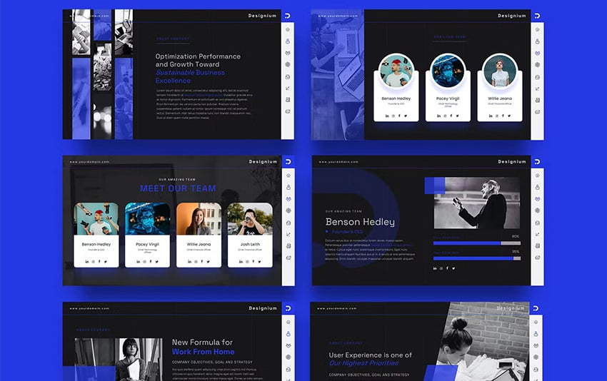 06 DARK DESIGNIUM is a presentation template