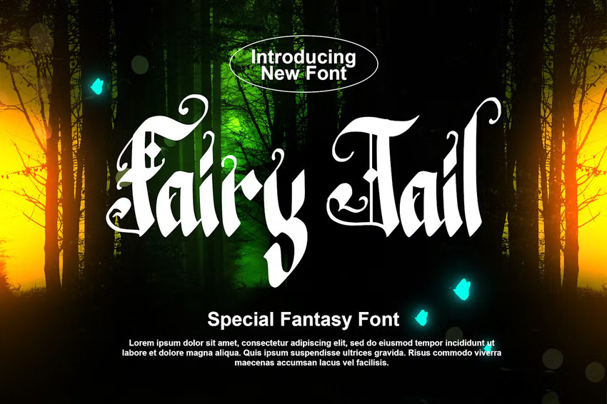 Fairy Tail Special Fantasy Font