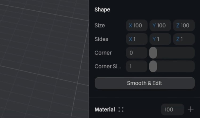 Click on the Smooth & Edit button.