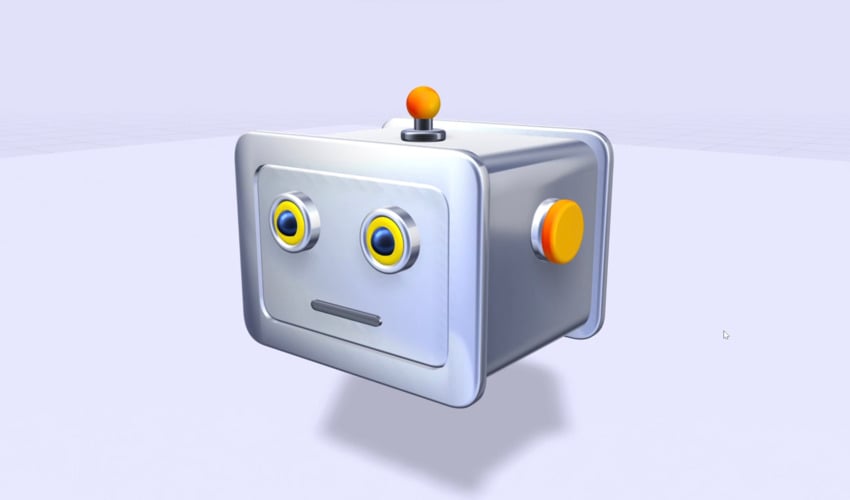 Finished robot head.