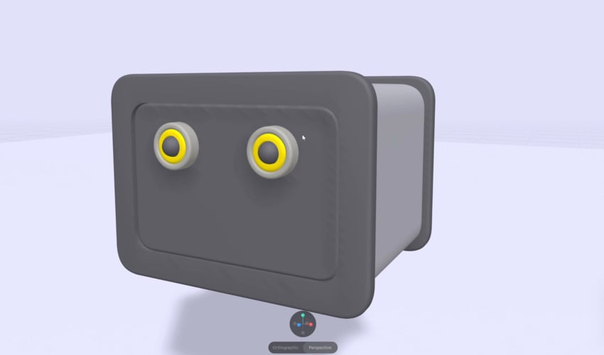 The eyes of the robot.