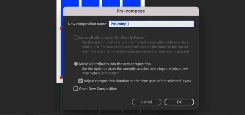 After Effects design: Pre-compose the copies.