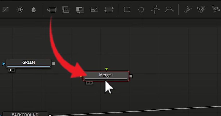 Click Merge Node Option