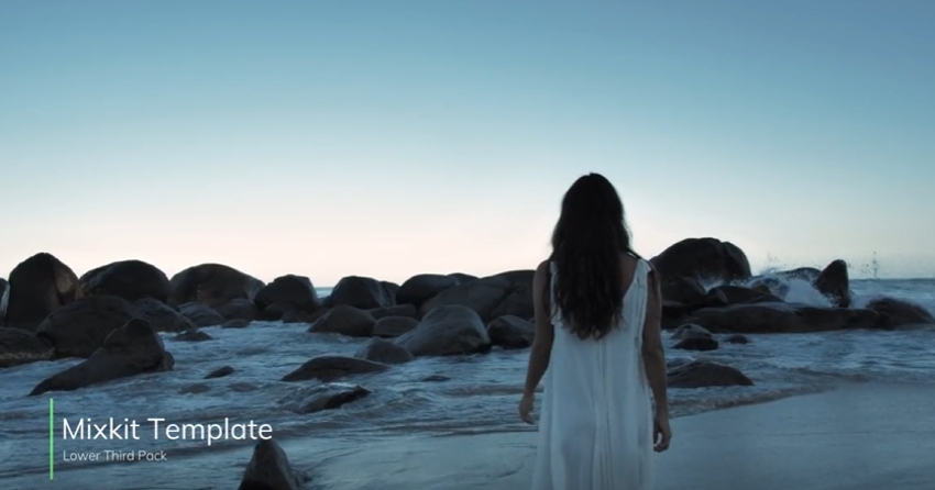 Animated Line Lower Third Thumbnail Image with DaVinci Resolve Effects.