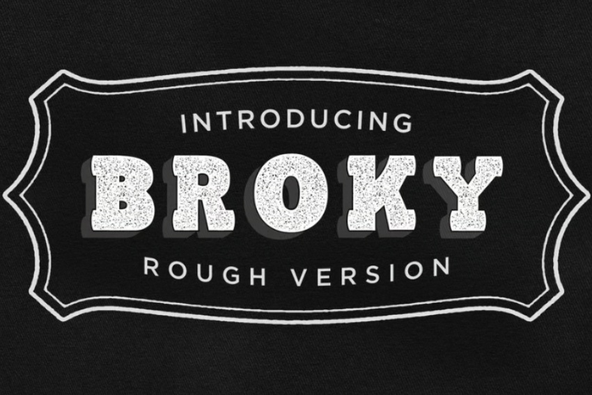 Broky Typeface