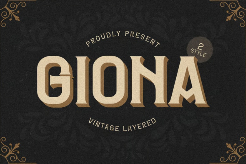 Classic Vintage Style Serif