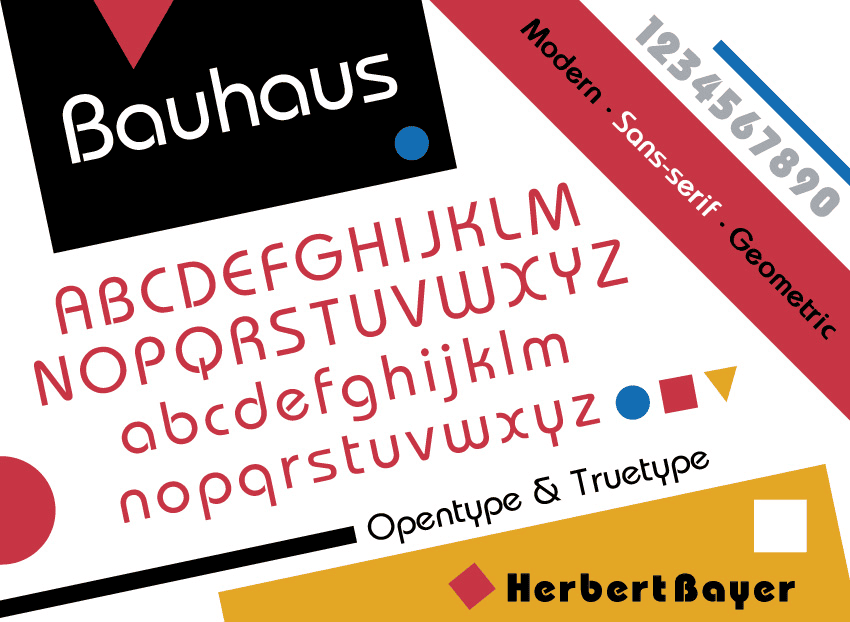 16 Fonts Similar to Bauhaus