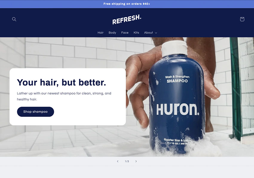 refresh free shopify theme