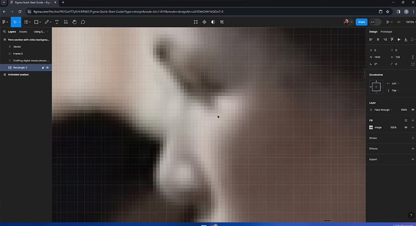 pixels in a raster image