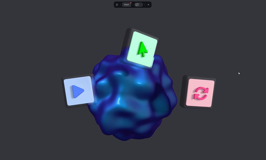 spline scene we're going to create