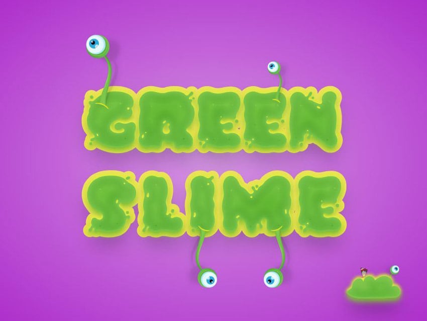 Slimy Text Effect in Adobe Illustrator