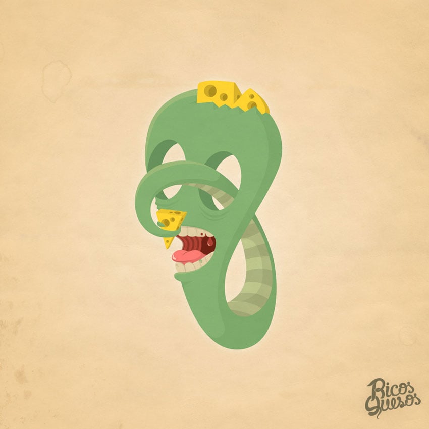 Ricos Quesos Art by Gustavo Zambelli