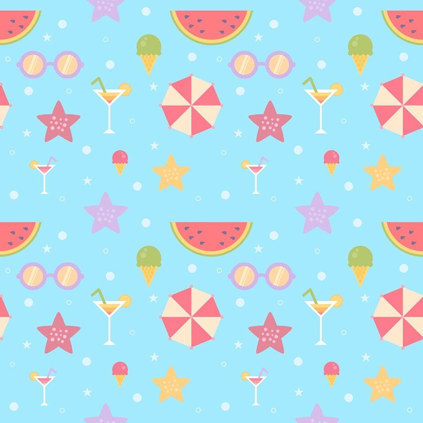 Summer Pattern in Affinity Designer by Lenart Livia