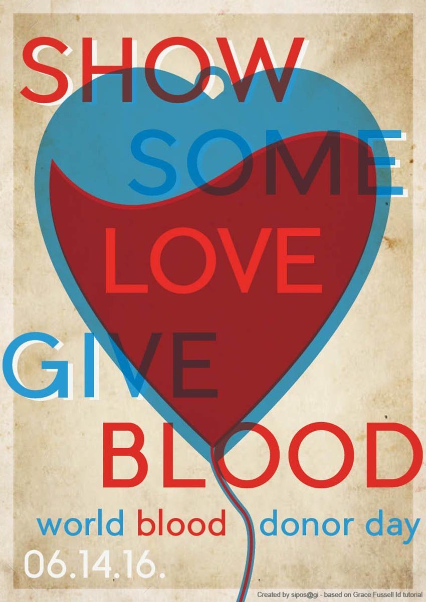 World Blood Donor Day Poster by Gi
