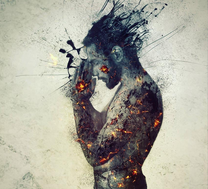 Molten Statue Photoshop Manipulation by Hassan Raza