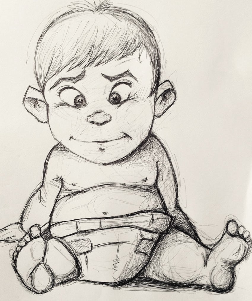 Children Cartoon Illustration Tutorial 