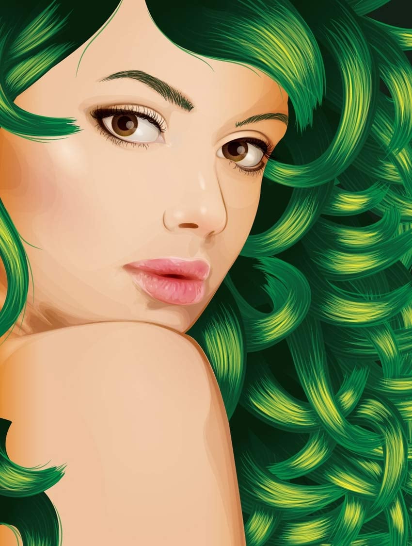 Vector Portrait Adobe Illustrator Tutorial