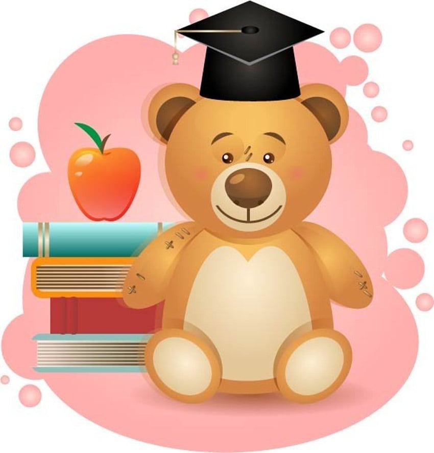 School Teddy Bear Tutorial