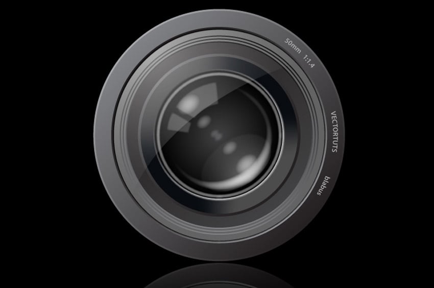 Create An Aperture Style Camera Lens Icon