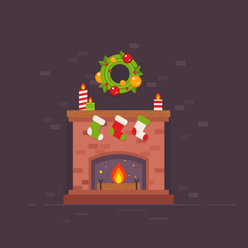 How to Create a Festive Christmas Fireplace in Affinity Designer
