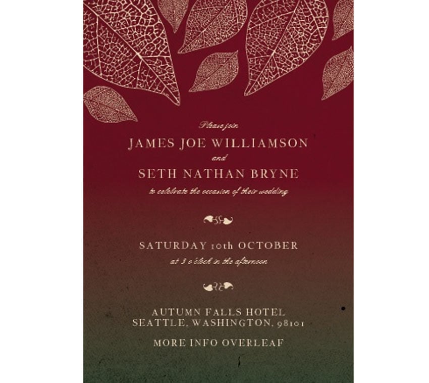 How to Create a Fall-Themed Wedding Invite in Adobe InDesign