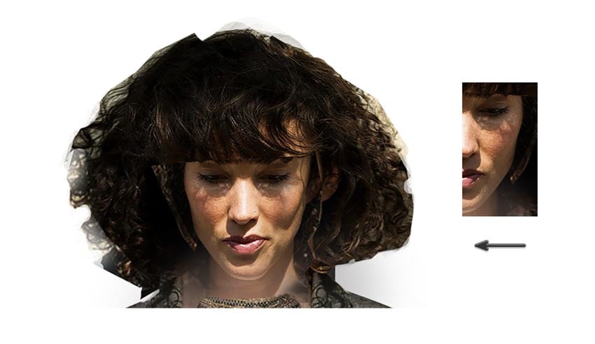 Flip the models face