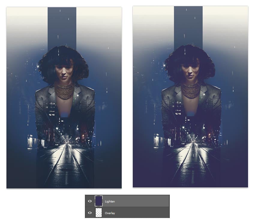 Adjust the colors with blend modes
