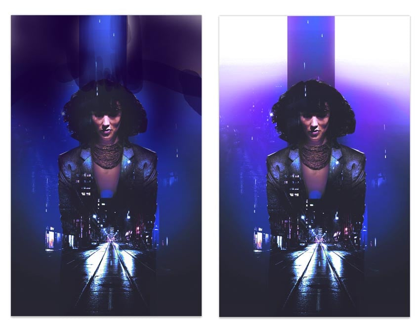 Paint purple for the top