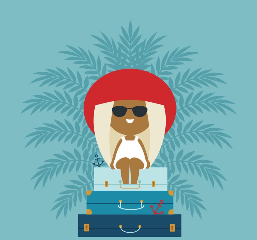 How to Create a Summer Vacation Illustration in Adobe Illustrator
