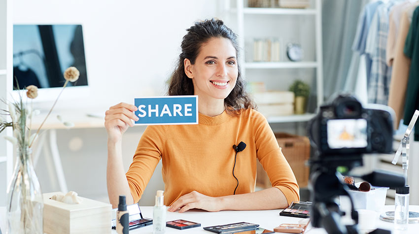 Share your video on social media