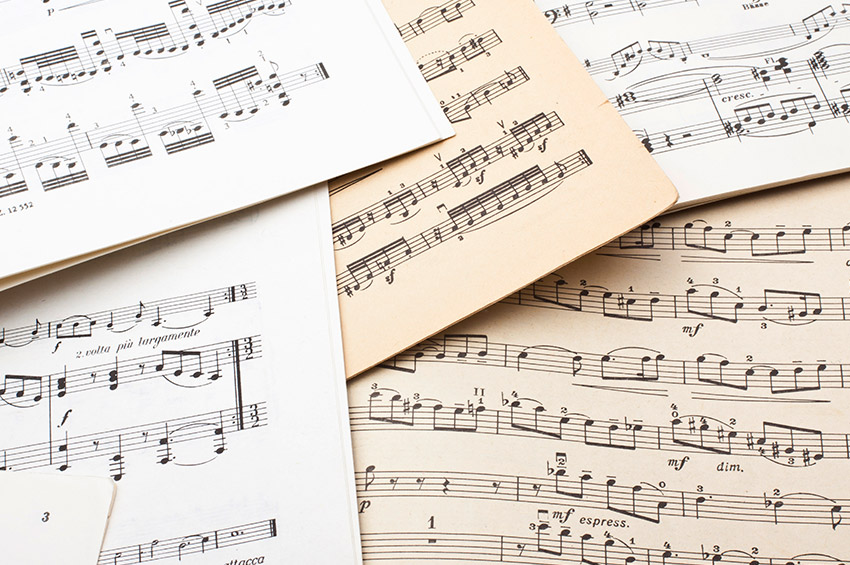 sheet music