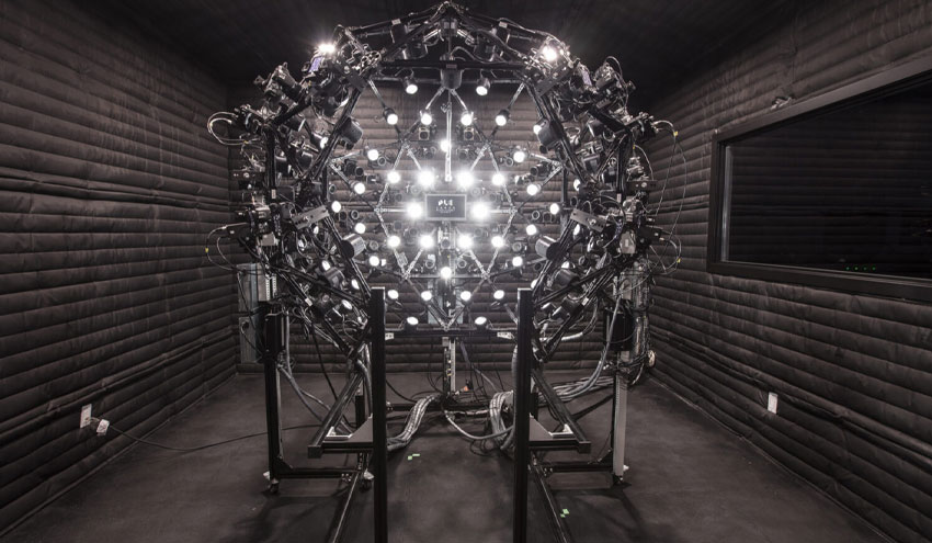 A camera setup at Pixel Light Effects Studio ready for capture