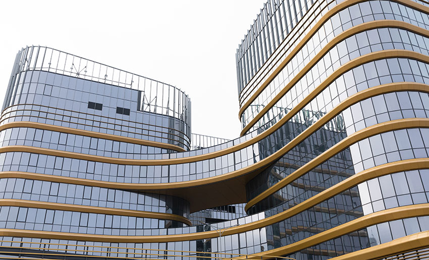 modern architectural building