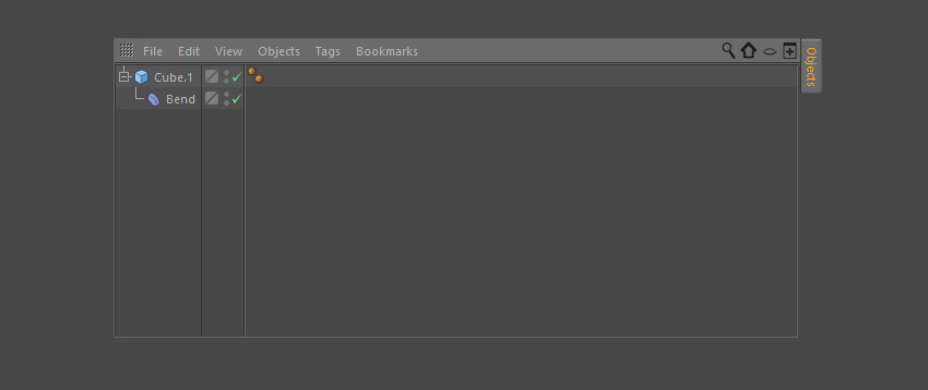 Apply the bend deformer