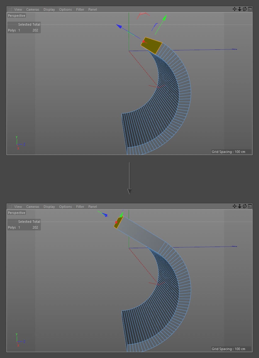 Extend the top of the neck