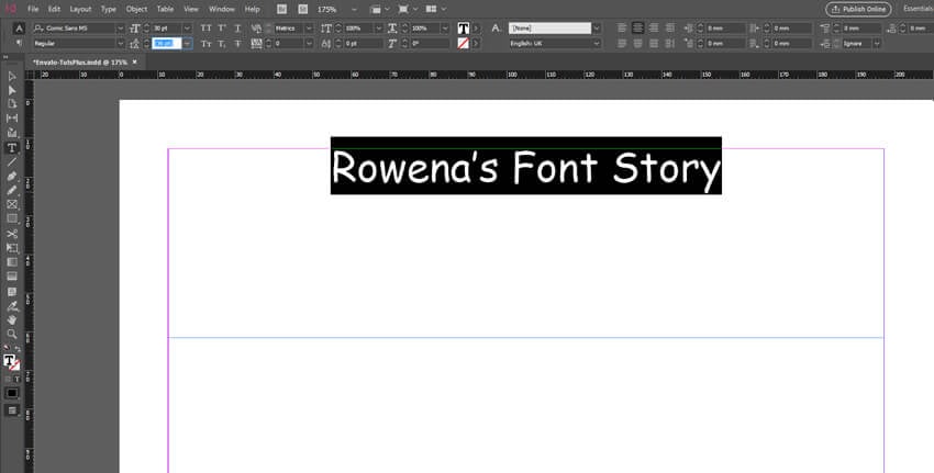Title Centred - 30pt - Book Layout
