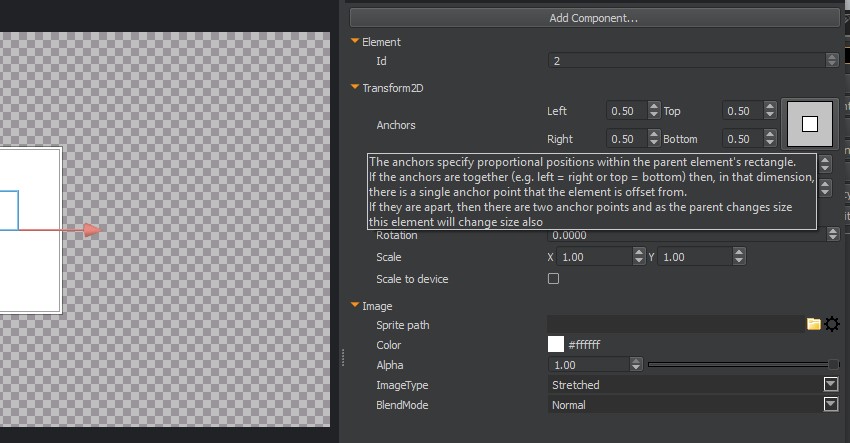 Empty UI Canvas - Anchors - Description