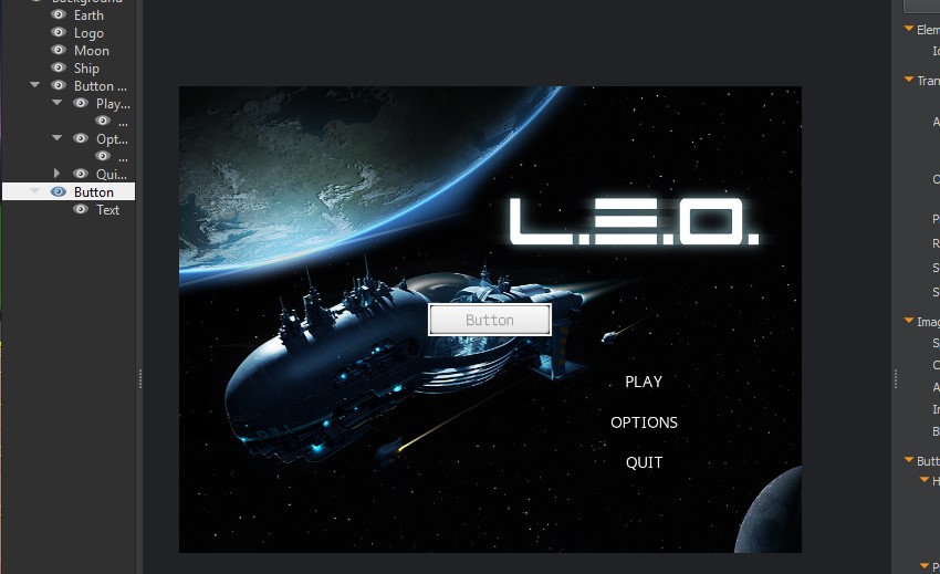 UI Canvas - the new Button element