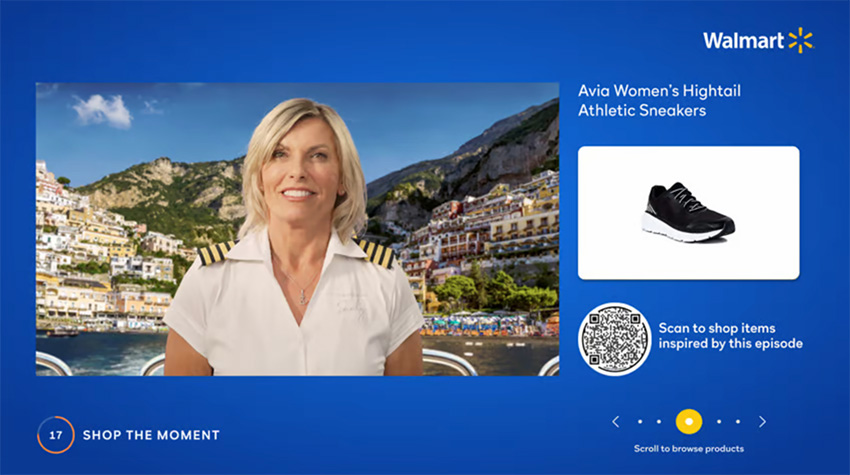 shoppable ads on Peacock