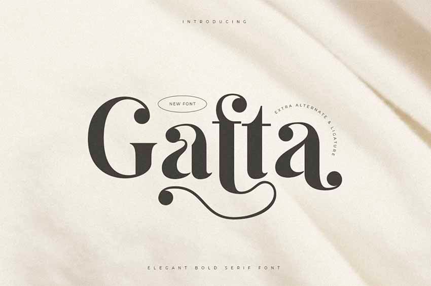 Gafta Serif Font