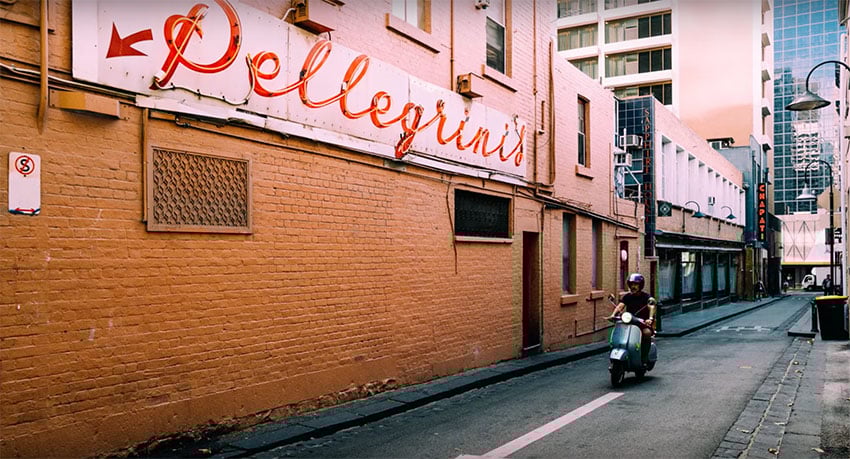 leading lines from word